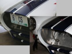 Cobra folding front license plate